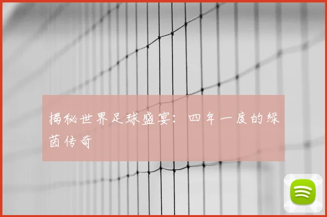 揭秘世界足球盛宴：四年一度的绿茵传奇